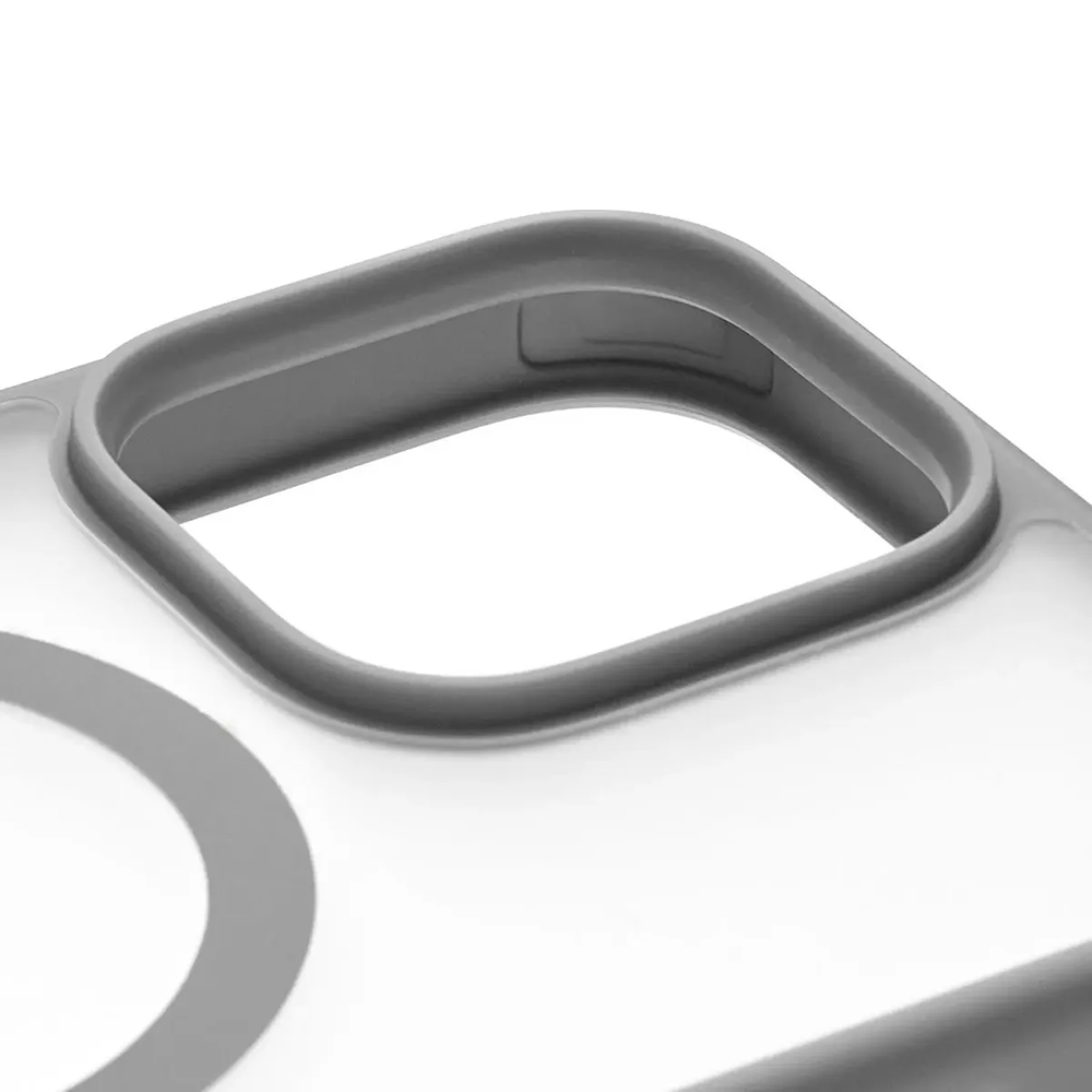 Чехол защитный uBear Cloud Mag Case iPhone 16 Pro, силк-тач, серый